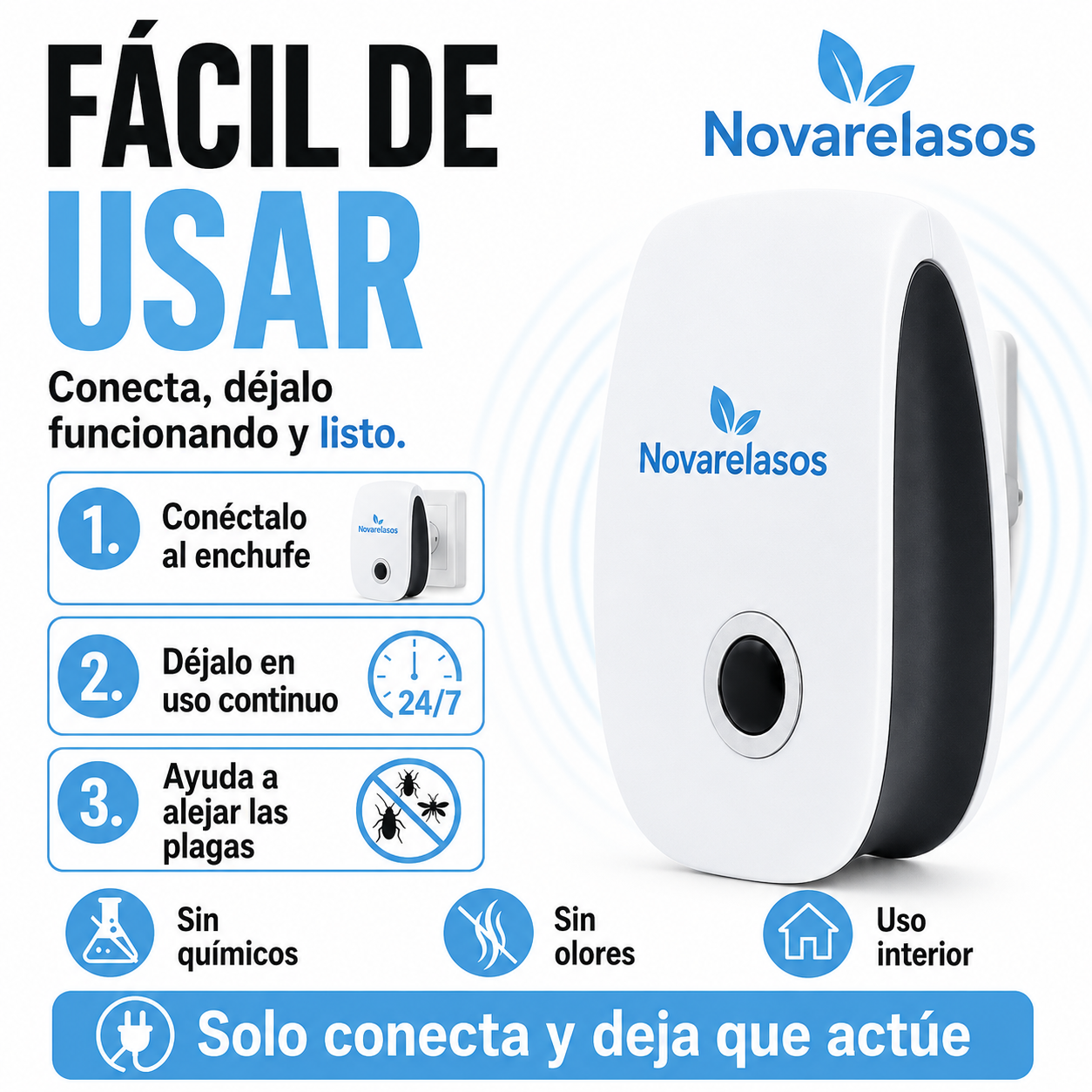 Repelente Ultrasónico de Plagas